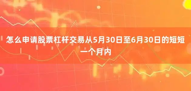 怎么申请股票杠杆交易从5月30日至6月30日的短短一个月内