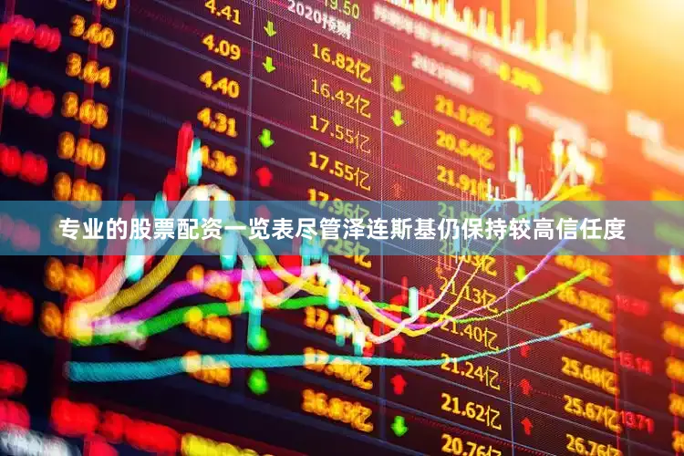 专业的股票配资一览表尽管泽连斯基仍保持较高信任度